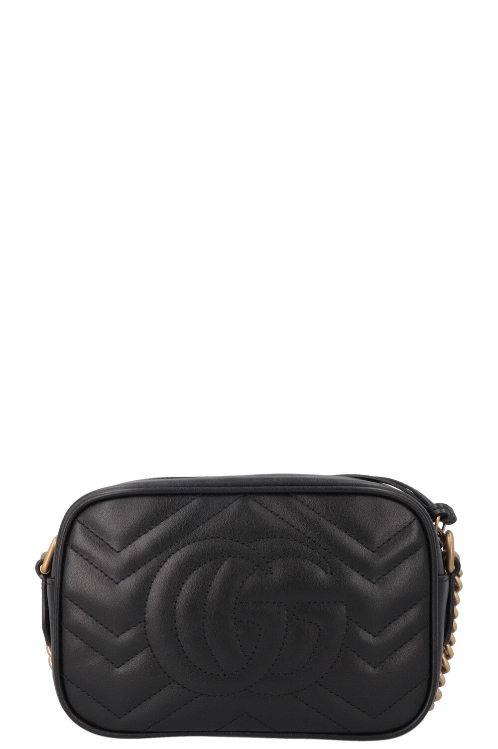 GUCCI Petit sac à bandoulière matelassé Marmont Noir