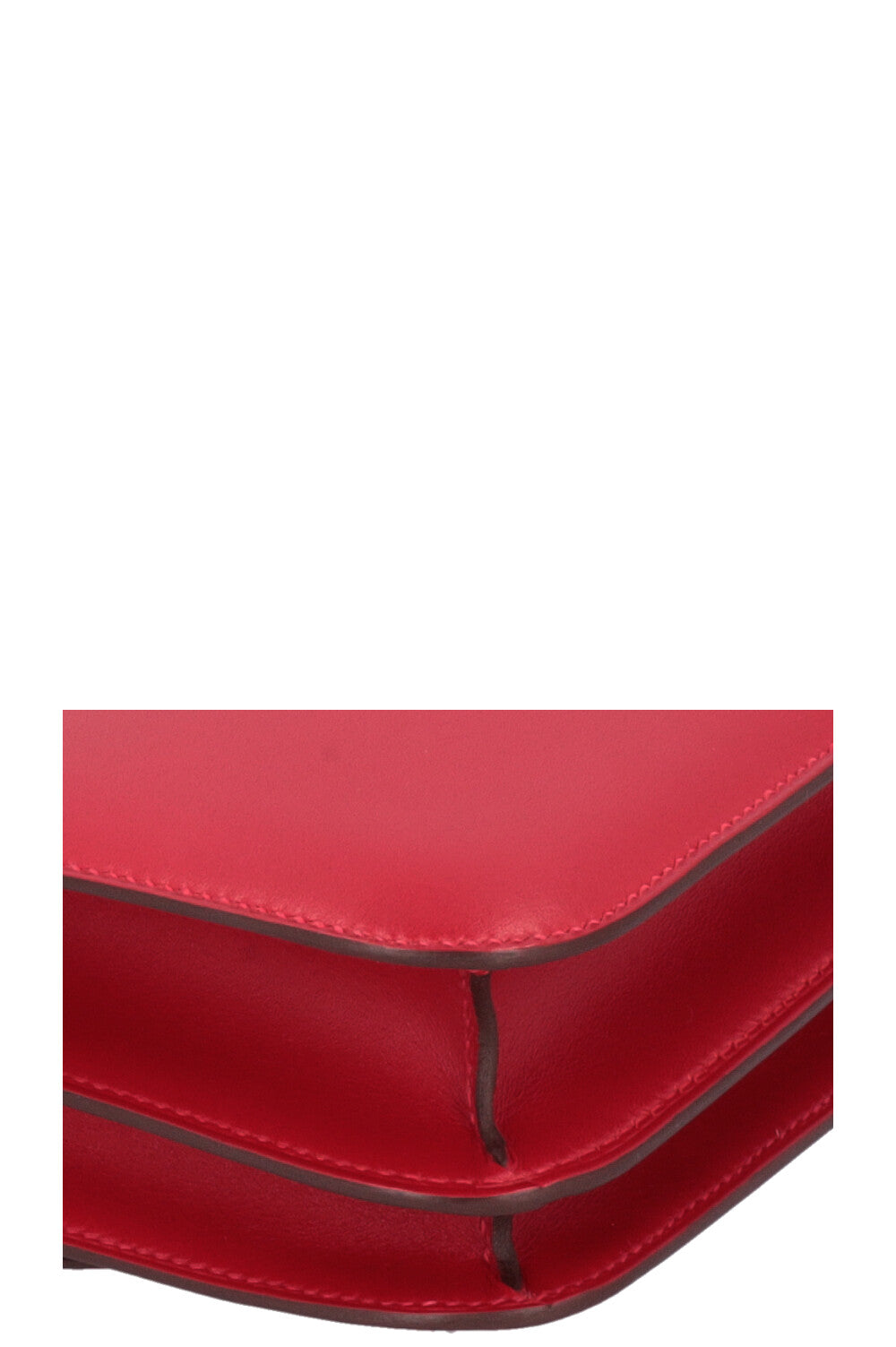 HERMÈS Constance 18 Rouge Vif Palladium Veau Tadelakt