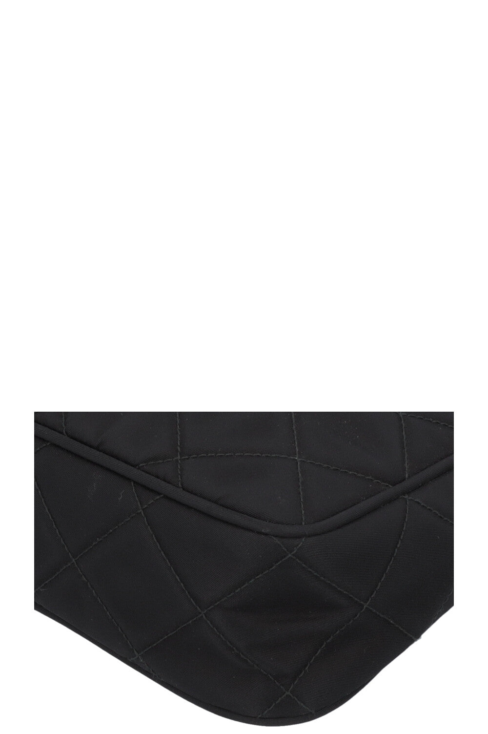 PRADA Quilted Re-Nylon Shoulder Bag Black