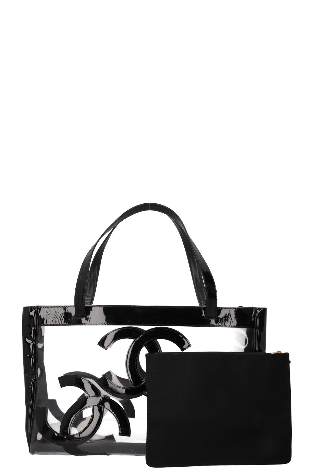 CHANEL PVC CC Tote Bag Black
