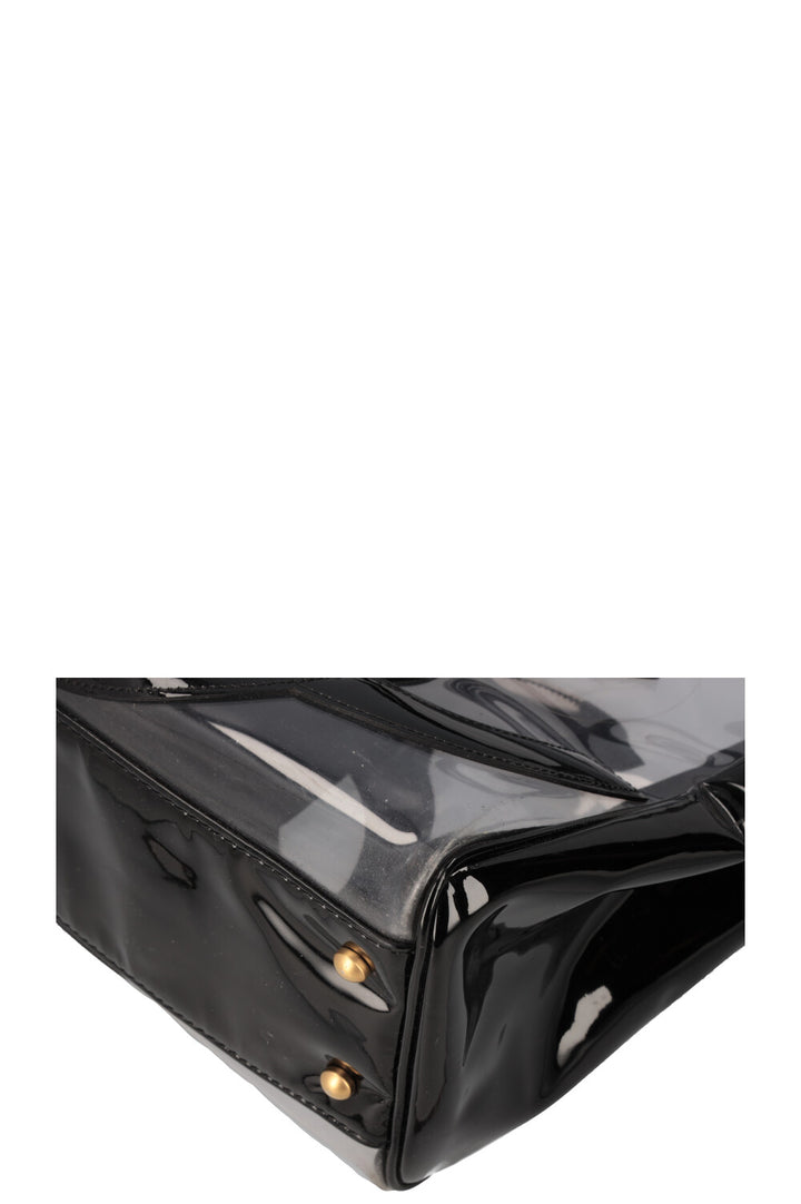 CHANEL PVC CC Tote Bag Black