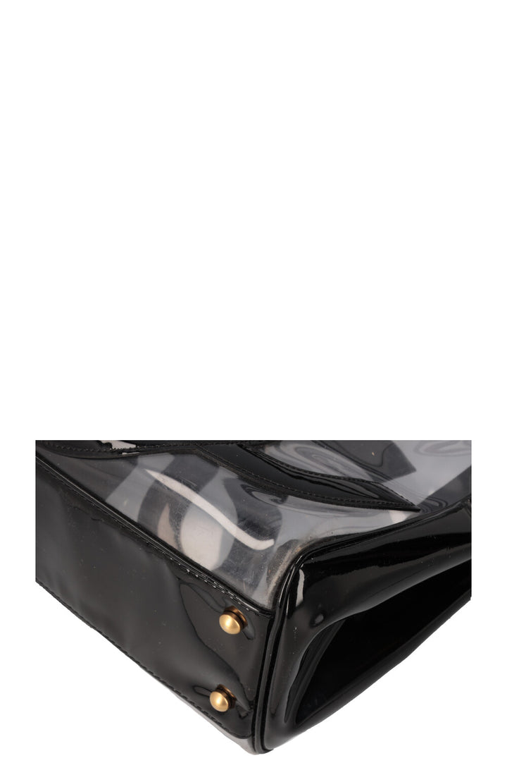 CHANEL PVC CC Tote Bag Black