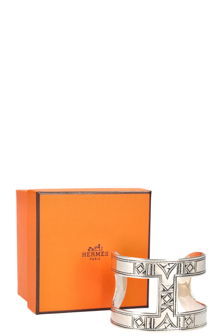 HERMÈS Tuareg Cuff Silver