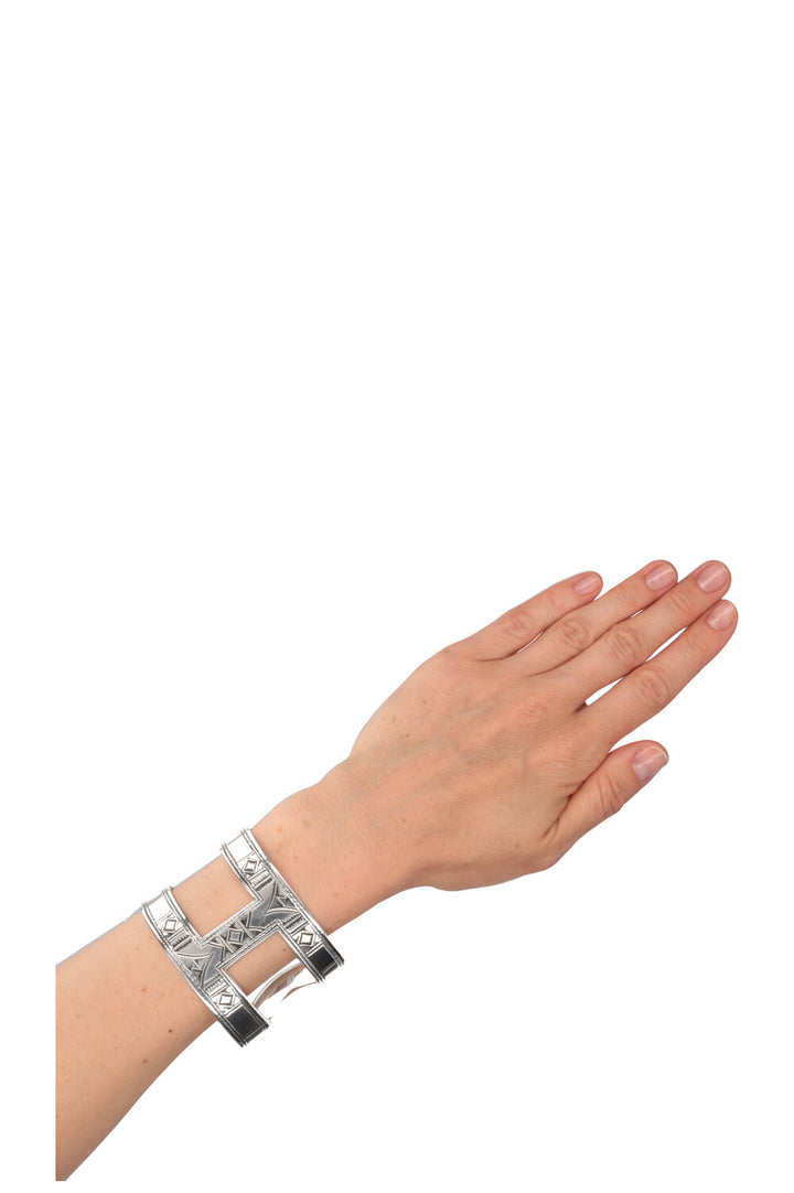 HERMÈS Manchette Touareg Argent