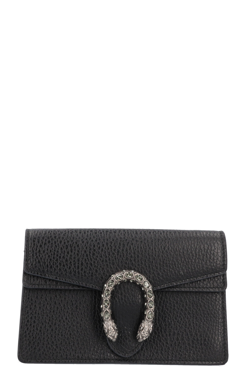 GUCCI Super Mini Dionysus Bag Leather Black