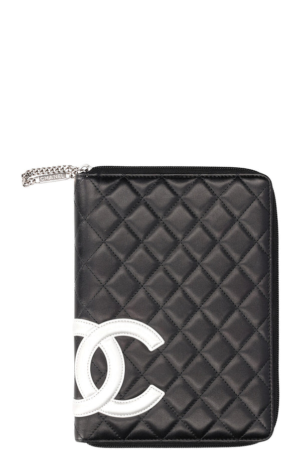 CHANEL Cambon Agenda Cover Black/Silver