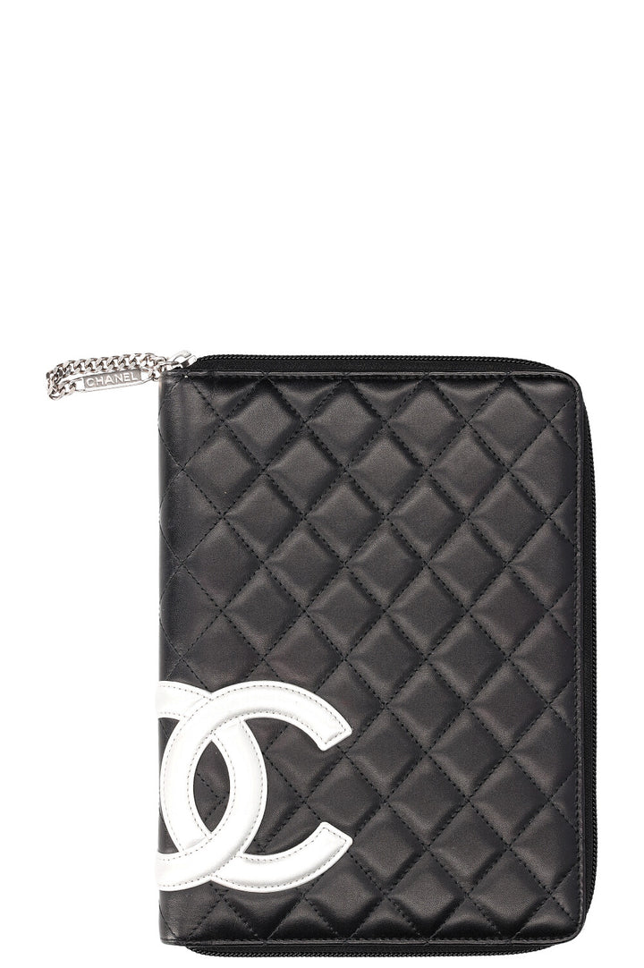 CHANEL Cambon Agenda Cover Black/Silver