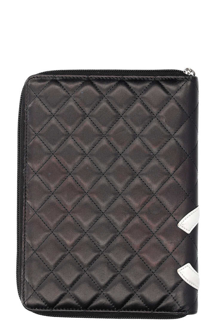 CHANEL Cambon Agenda Cover Black/Silver