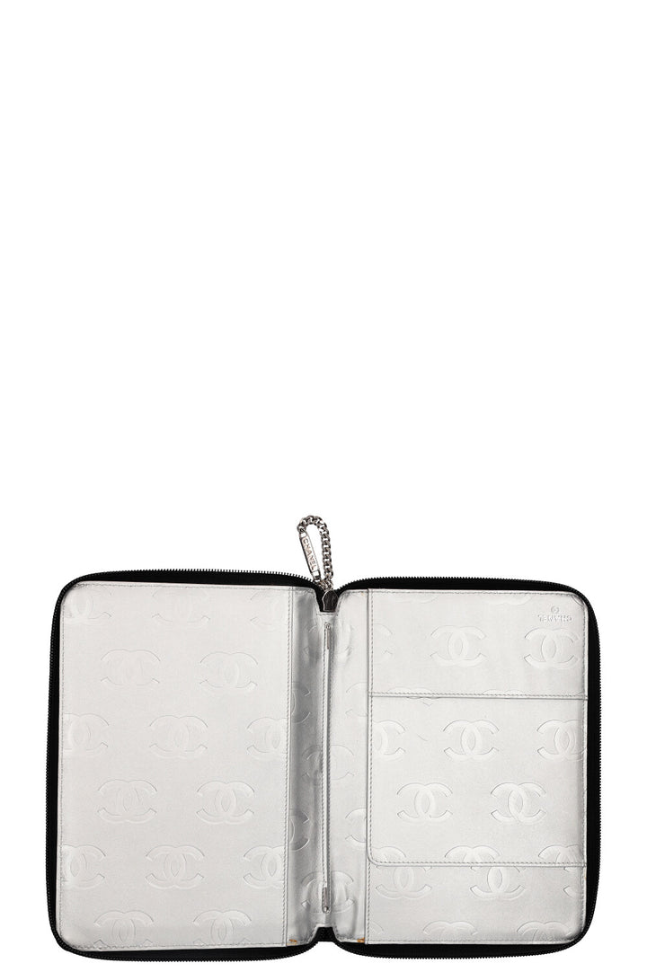 CHANEL Cambon Agenda Cover Black/Silver