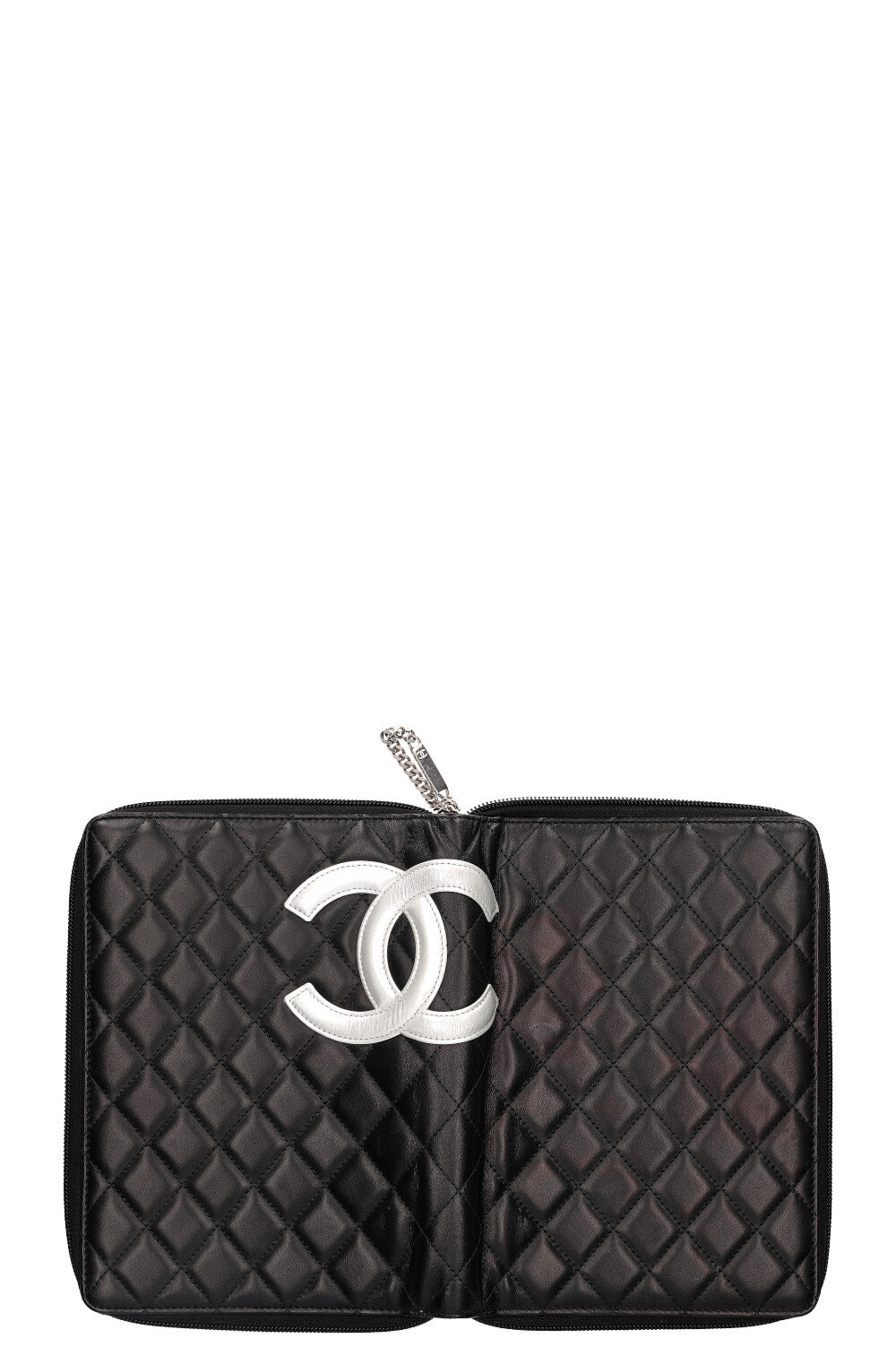 CHANEL Cambon Agenda Cover Black/Silver