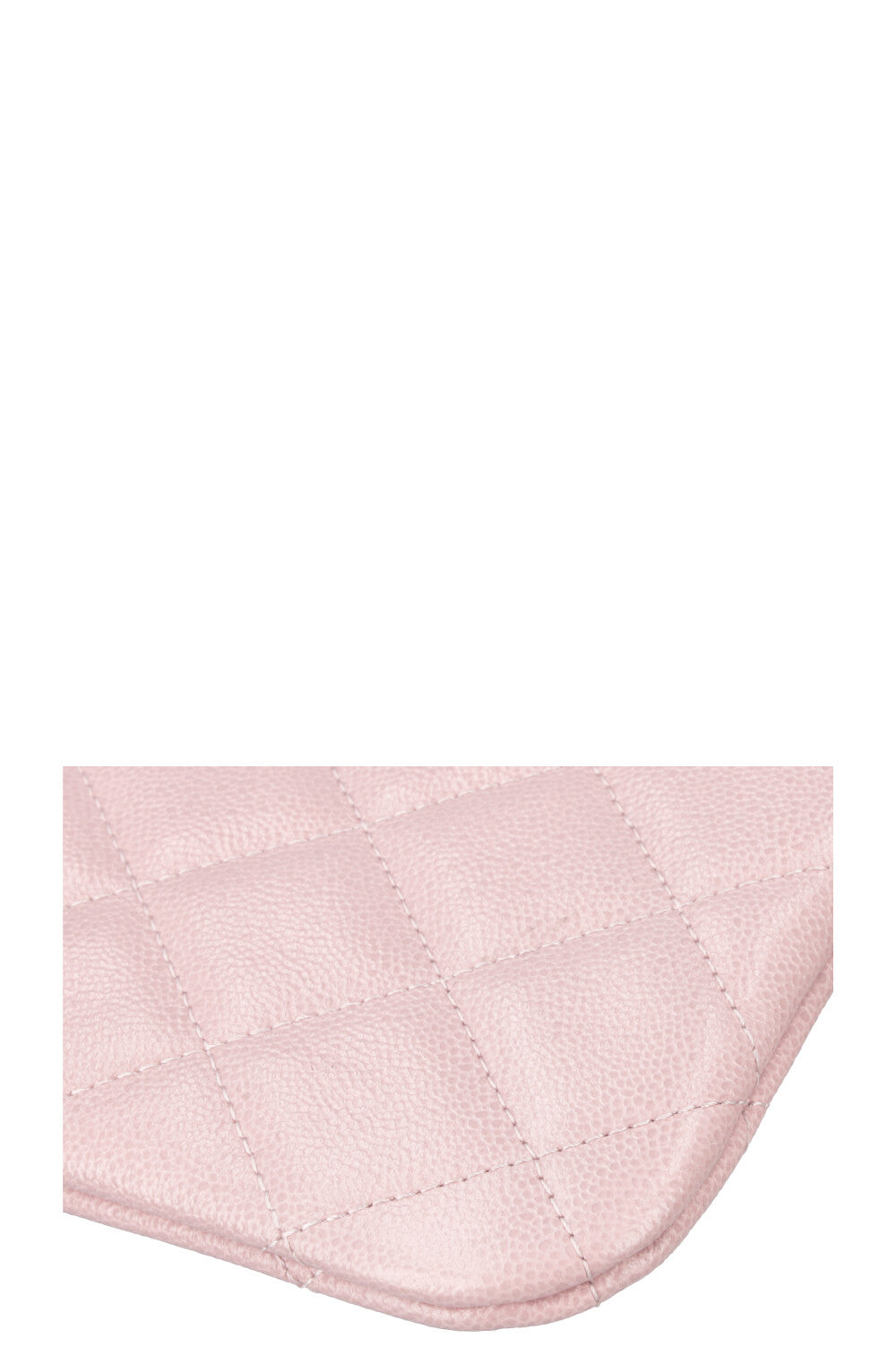 CHANEL CC Pouch Caviar Leather Pink