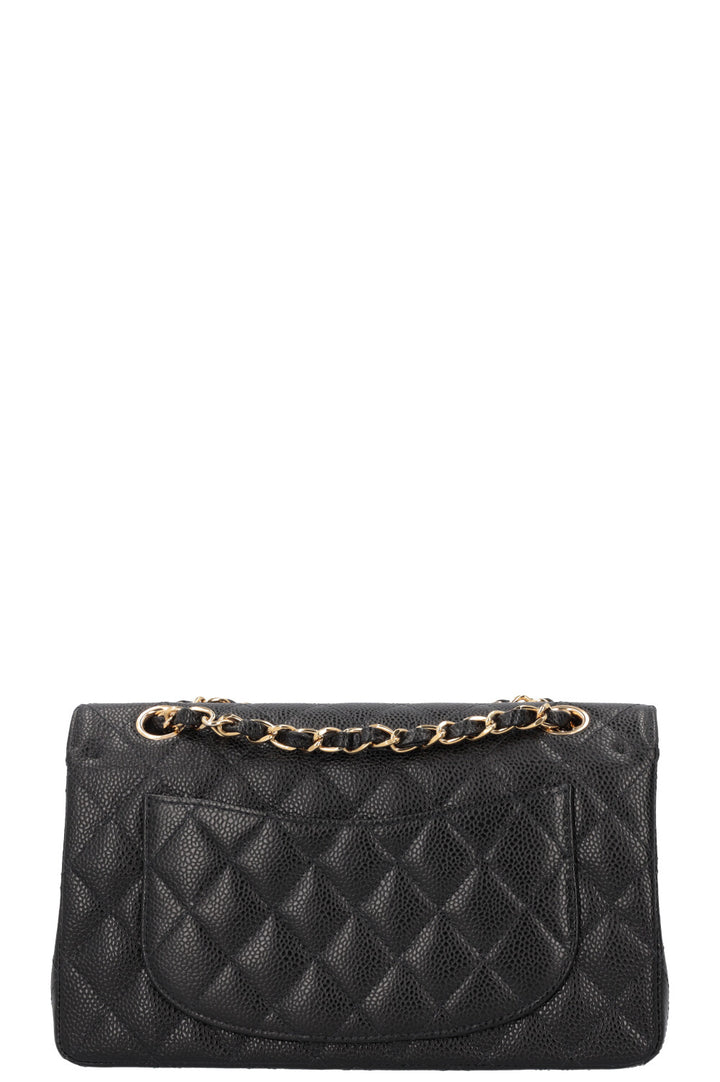 CHANEL Small Double Flap Bag Caviar Black