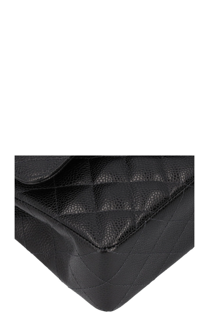 CHANEL Small Double Flap Bag Caviar Black