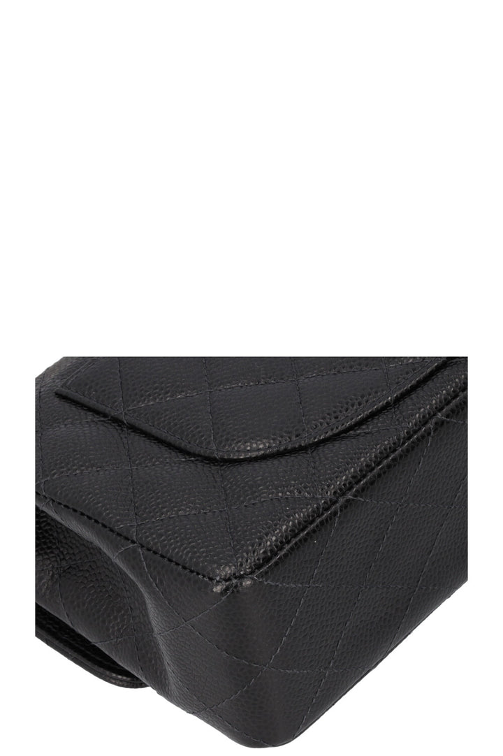 CHANEL Small Double Flap Bag Caviar Black