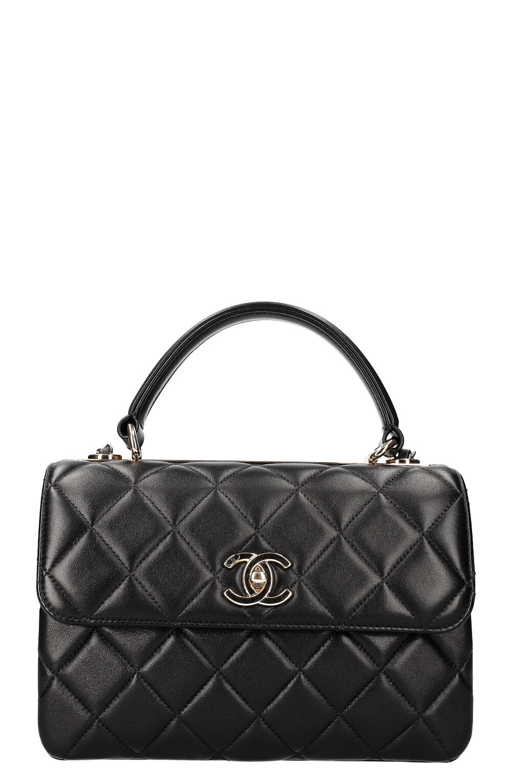 CHANEL Trendy Bag Quilted Black