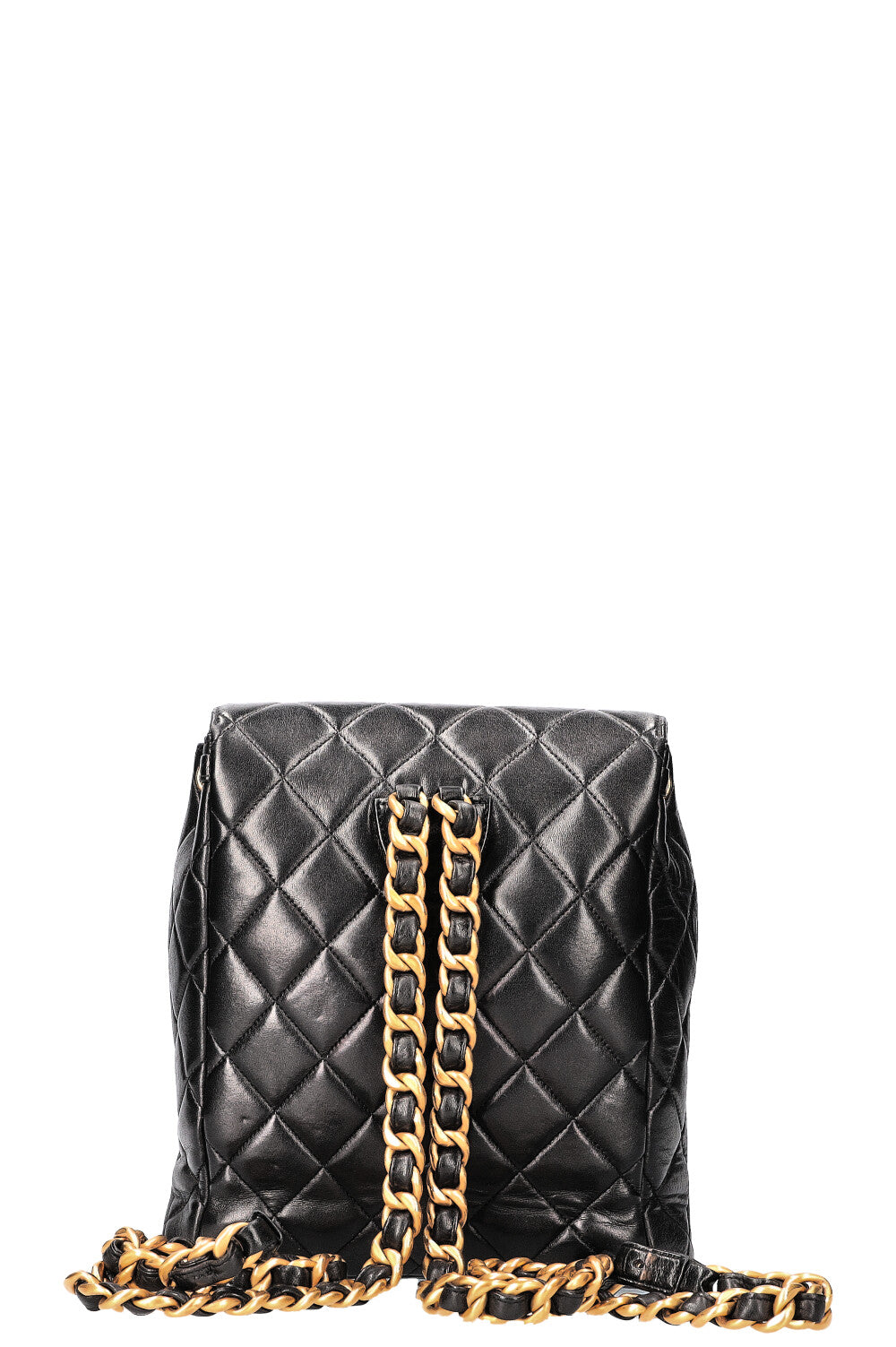 CHANEL Backpack Quilted Black