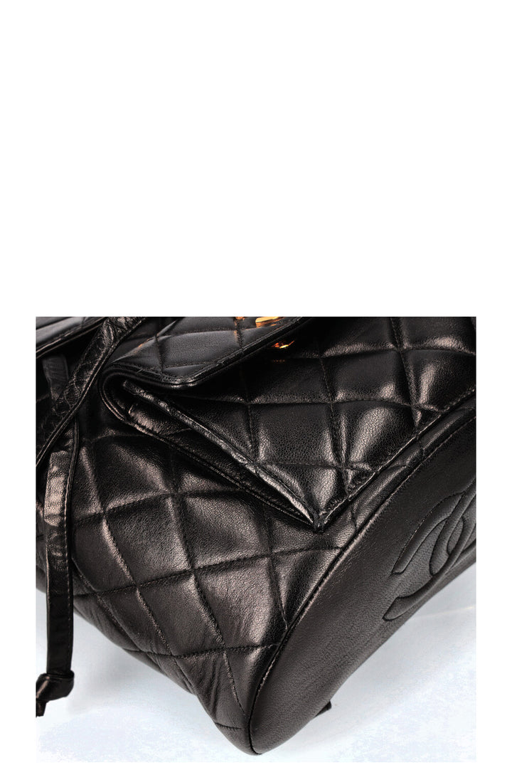 CHANEL Backpack Quilted Black