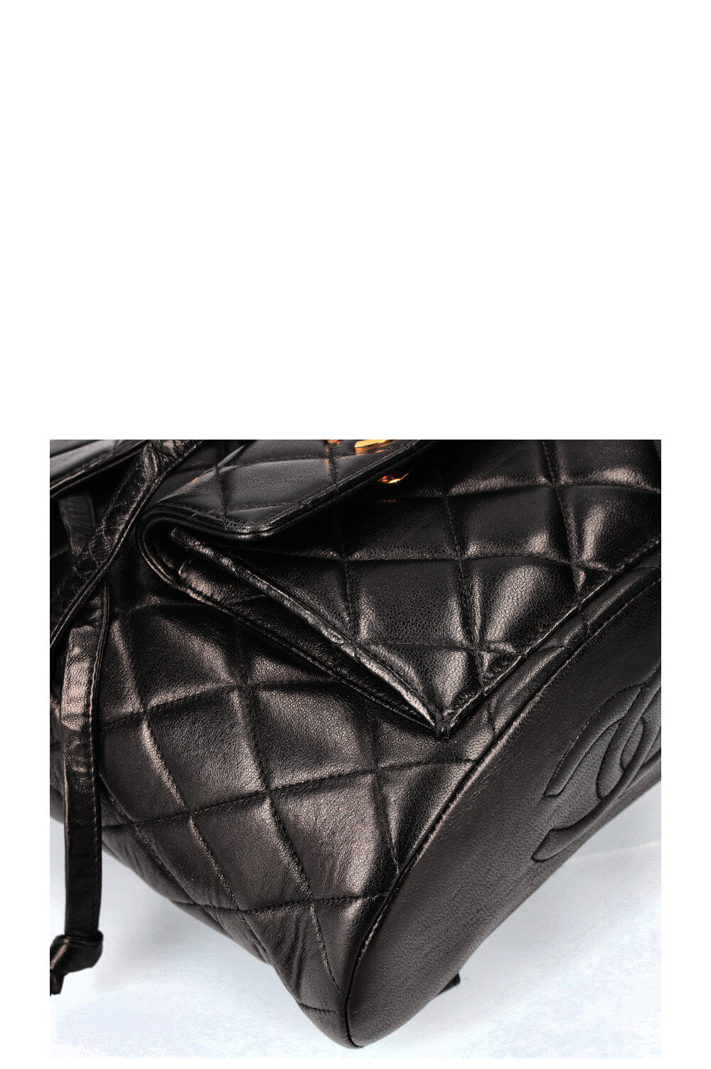 CHANEL Backpack Quilted Black