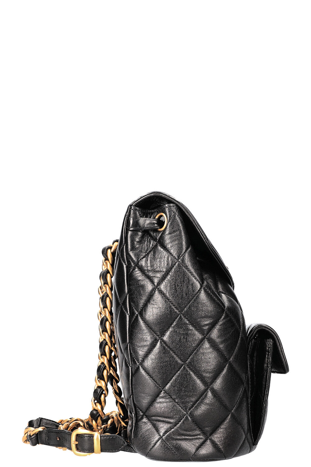 CHANEL Backpack Quilted Black