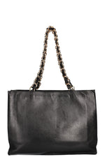 CHANEL Vintage CC Chain Tote Black