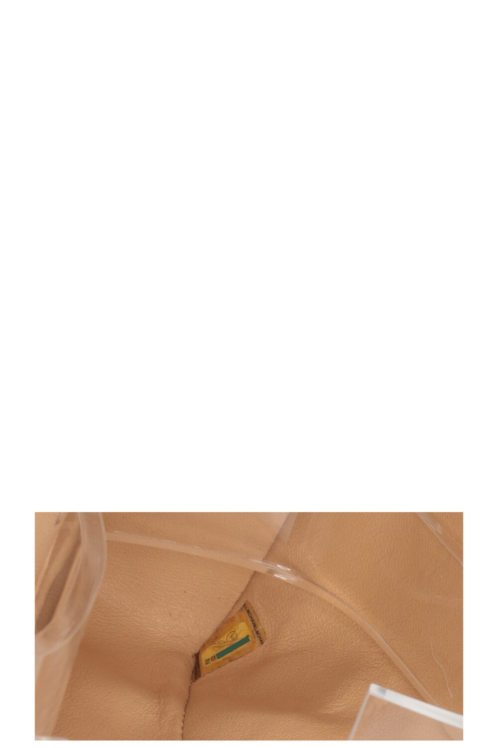 CHANEL Medium Double Flap Bag Caviar Beige