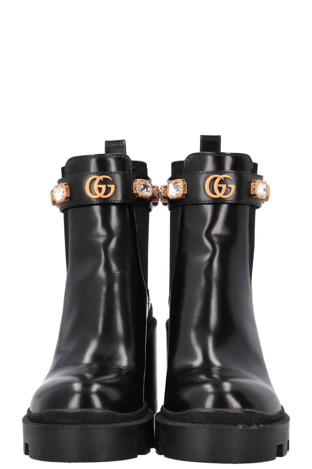 GUCCI Boots Crystal Leather Black – REAWAKE
