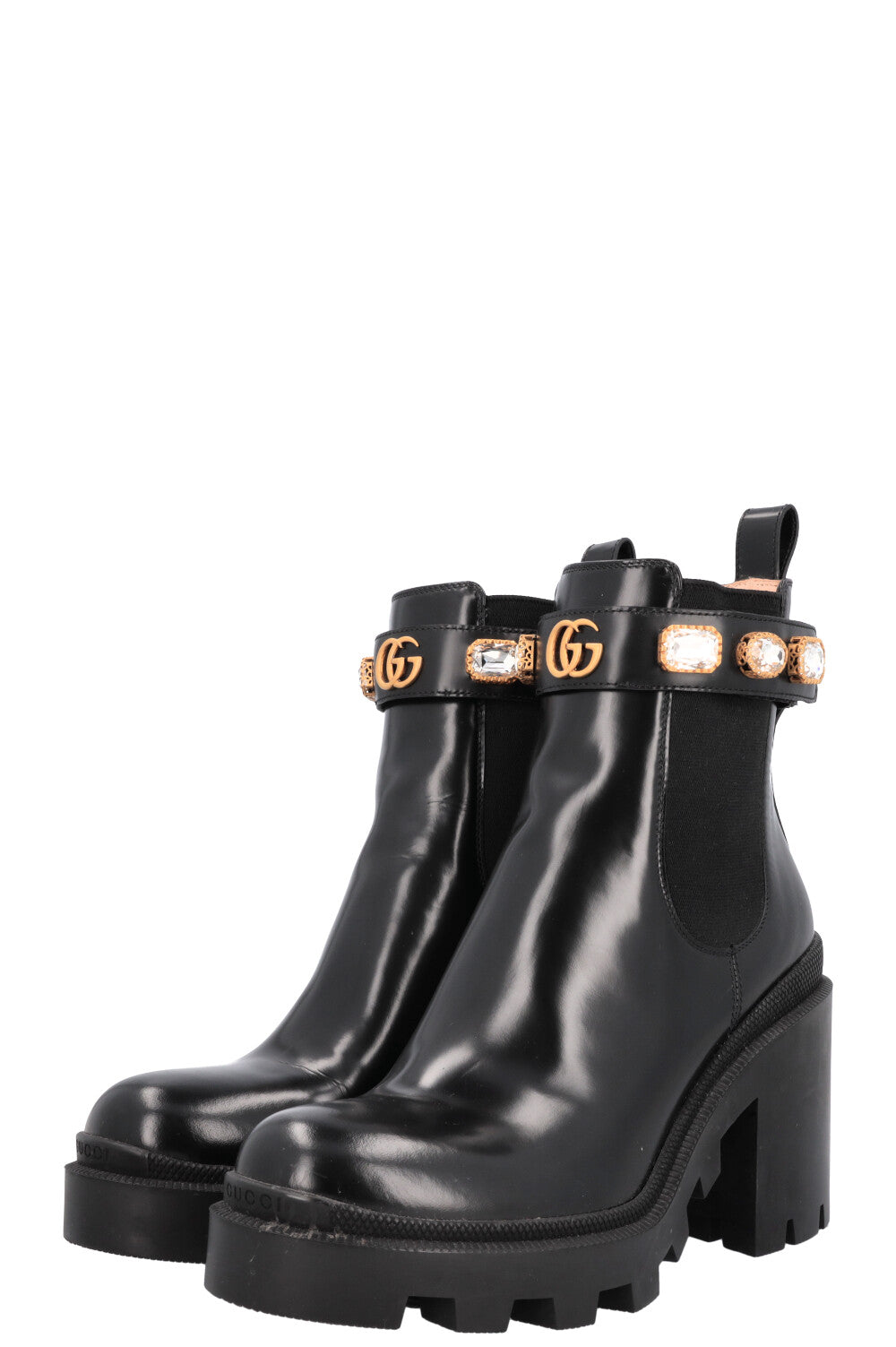 GUCCI Boots Crystal Leather Black – REAWAKE