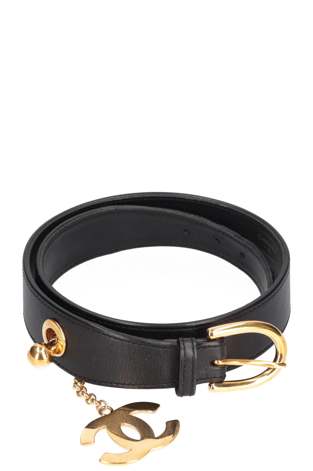 CHANEL CC Belt Black