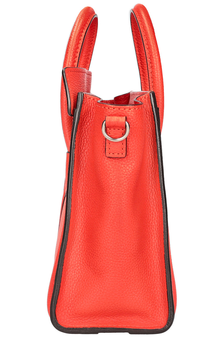 CÉLINE Luggage Nano Crossbody Bag Orange