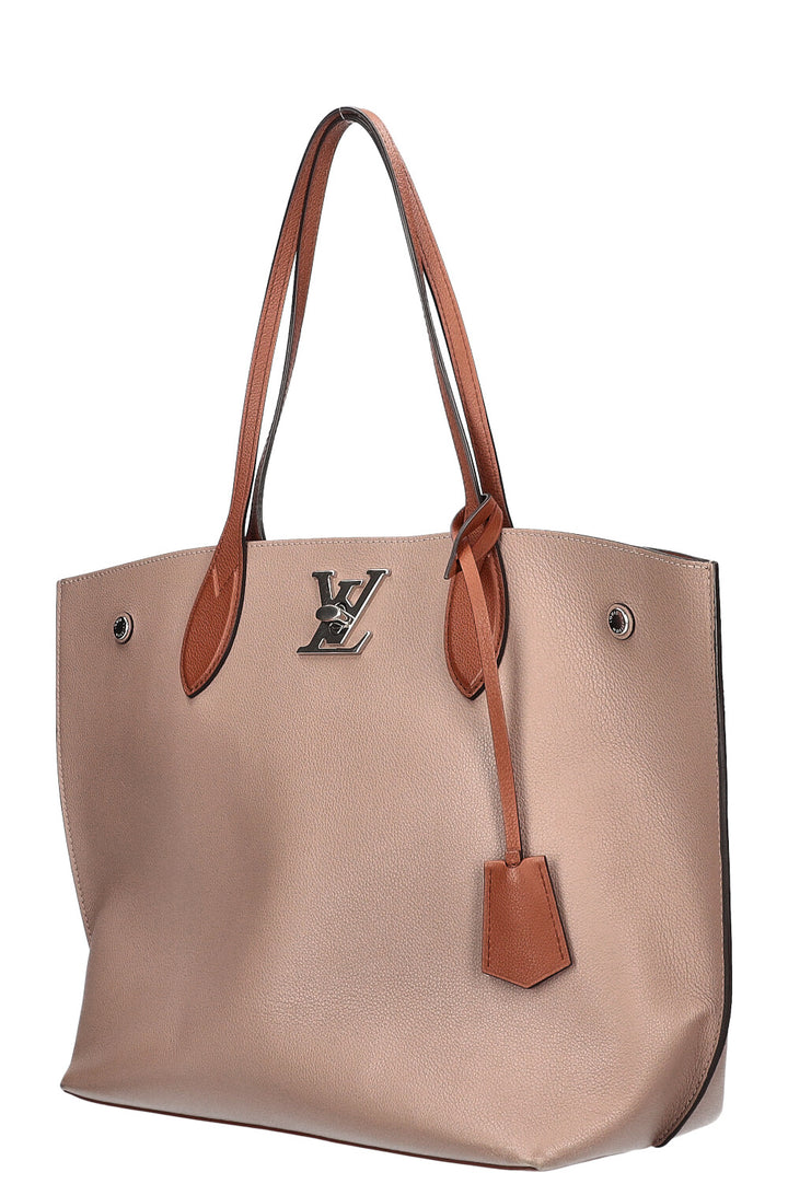 LOUIS VUITTON Lockme Go Tote Bag Bicolor