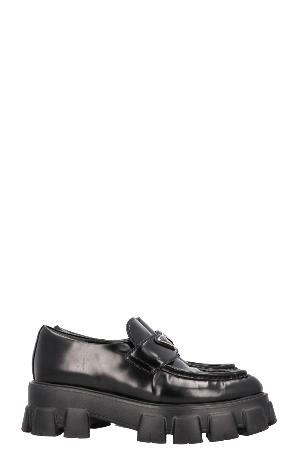PRADA Monolith Flats Leather Black – REAWAKE