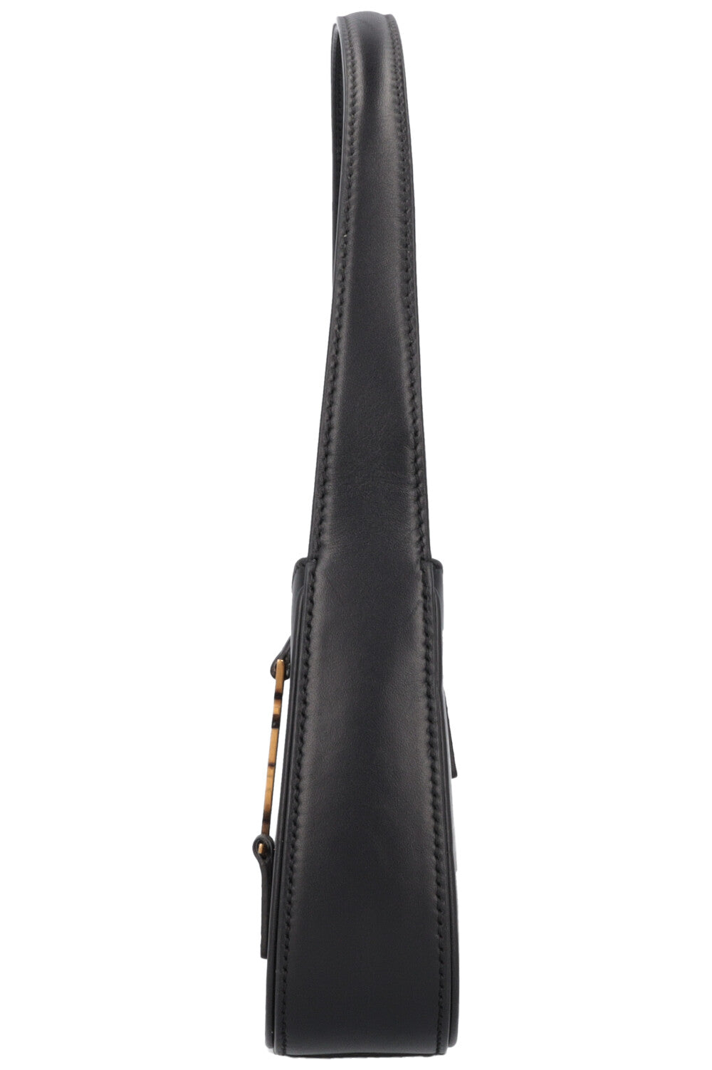 SAINT LAURENT Le 5 À 7 Mini Bag Leather Black Gold