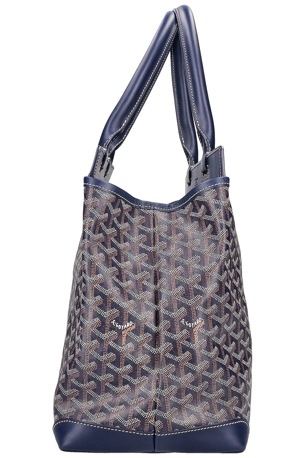 GOYARD Bellechasse MM Tote Bag Blue Canvas