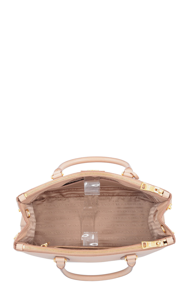 PRADA Large Galleria Bag Saffiano Beige