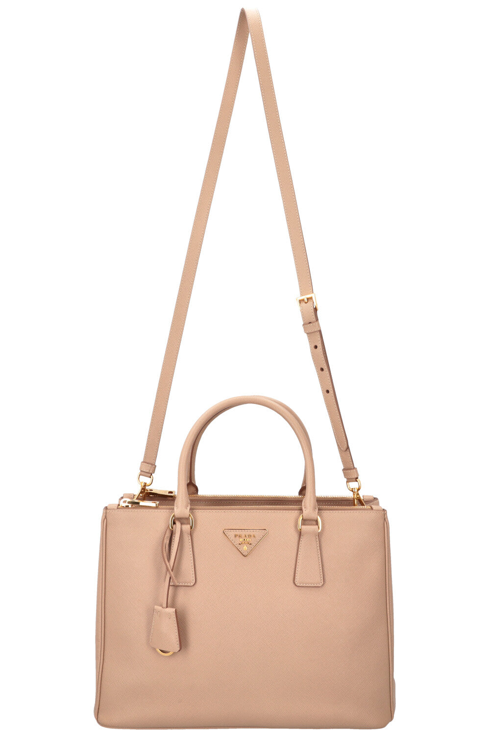 PRADA Large Galleria Bag Saffiano Beige