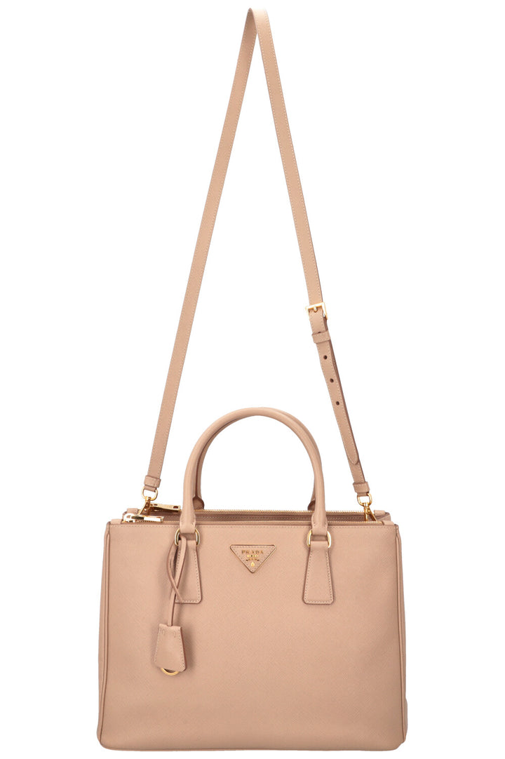PRADA Large Galleria Bag Saffiano Beige