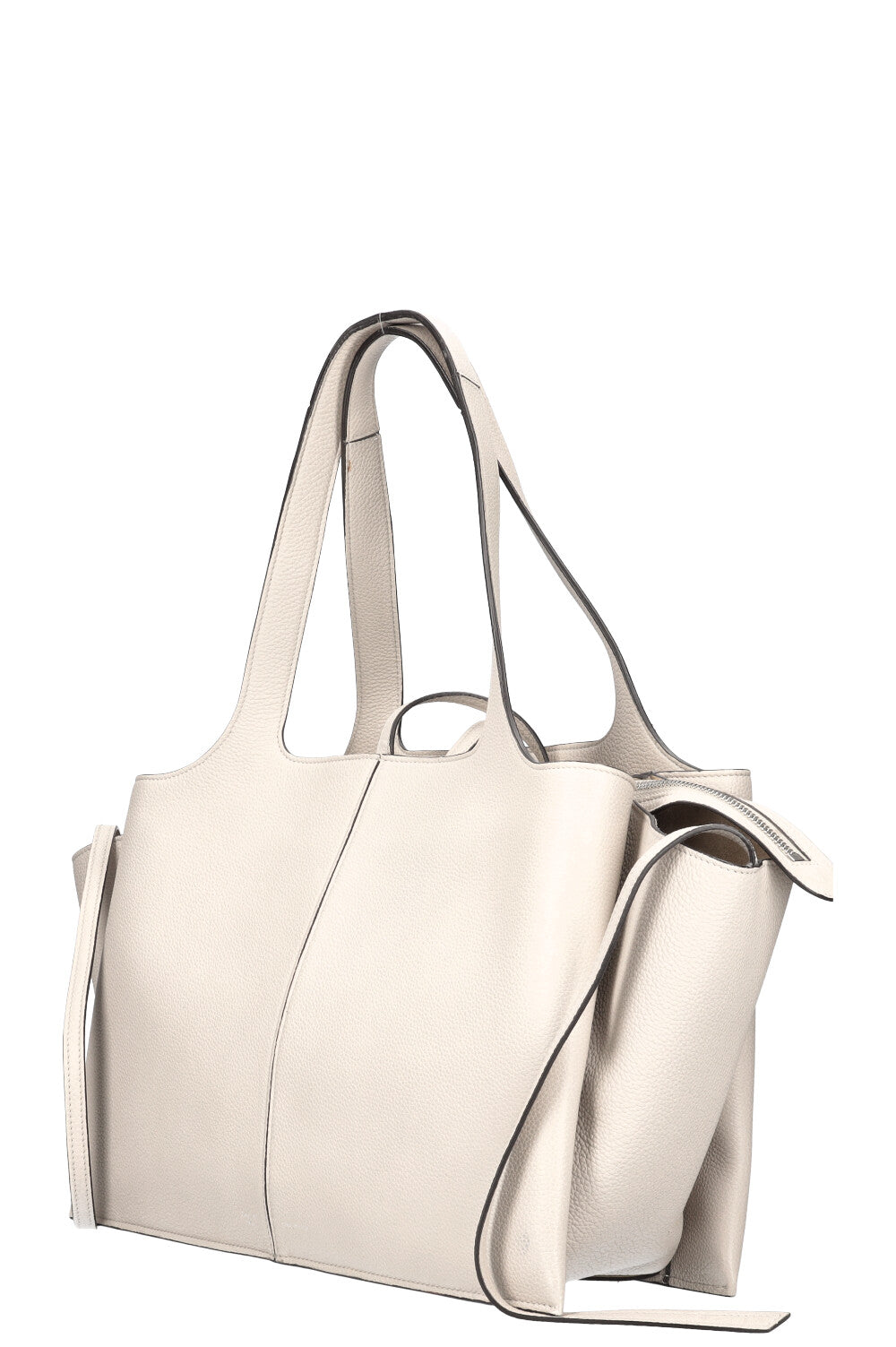 CÉLINE Tri Fold Shoulder Bag Beige