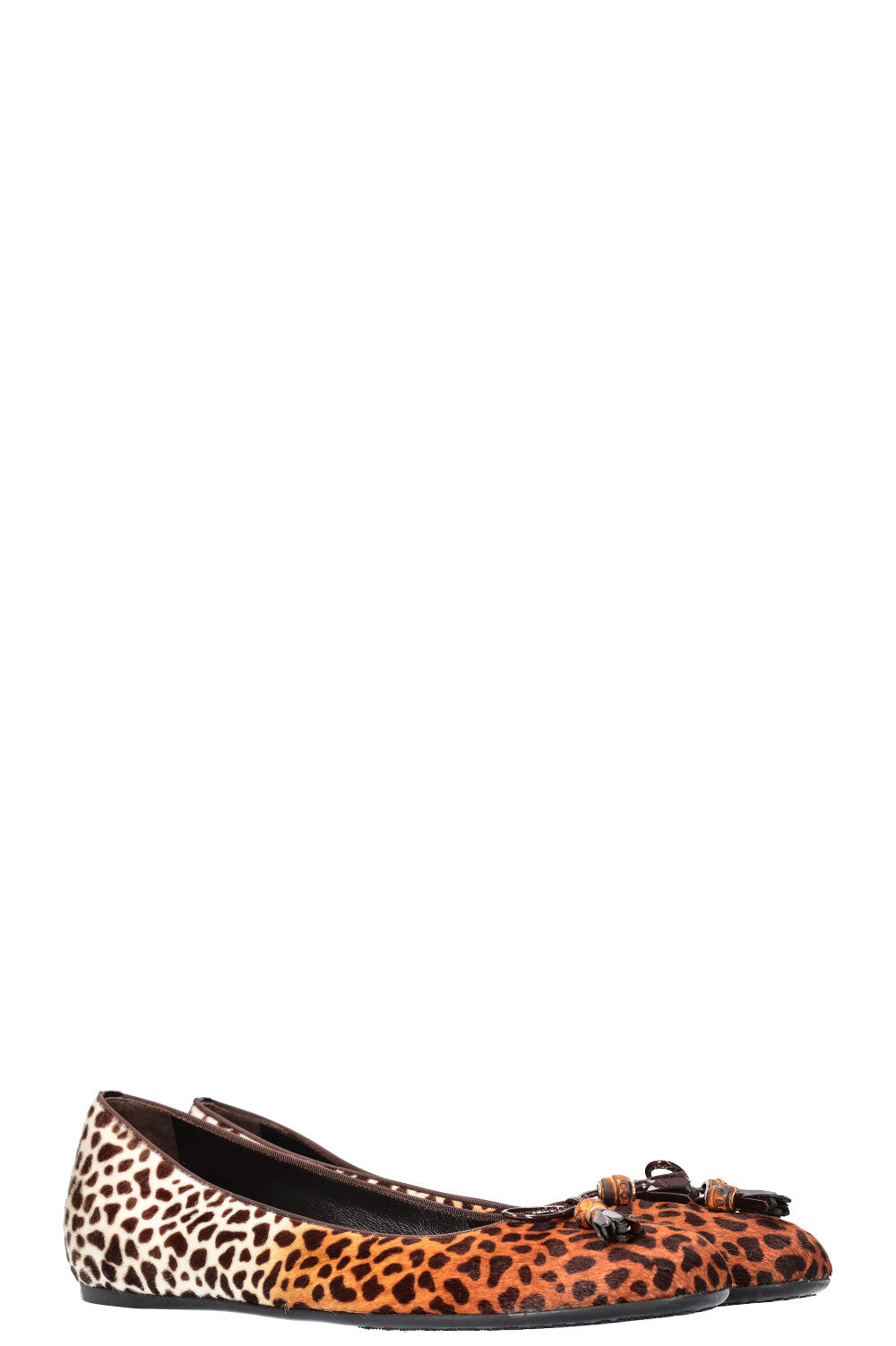 GUCCI Ballerina Flats Animal Print