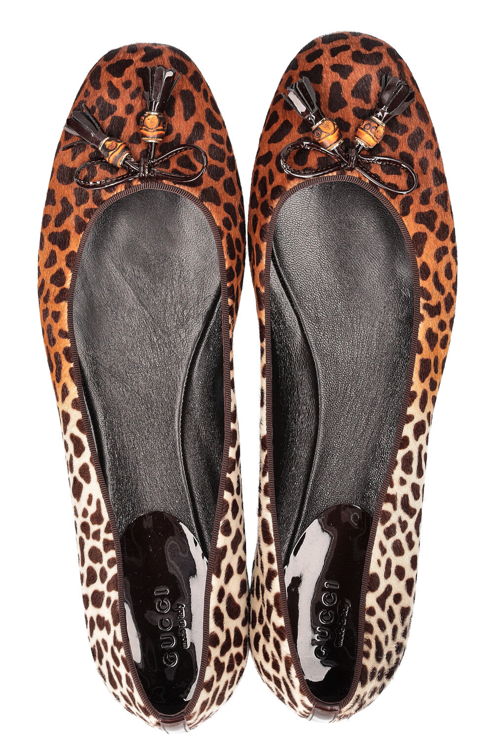 GUCCI Ballerina Flats Animal Print