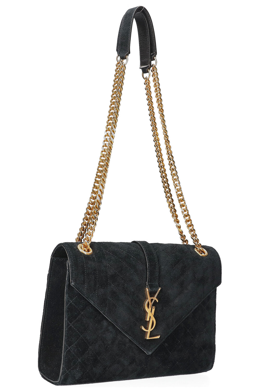 SAINT LAURENT Classic Monogram Envelope Bag Medium – REAWAKE