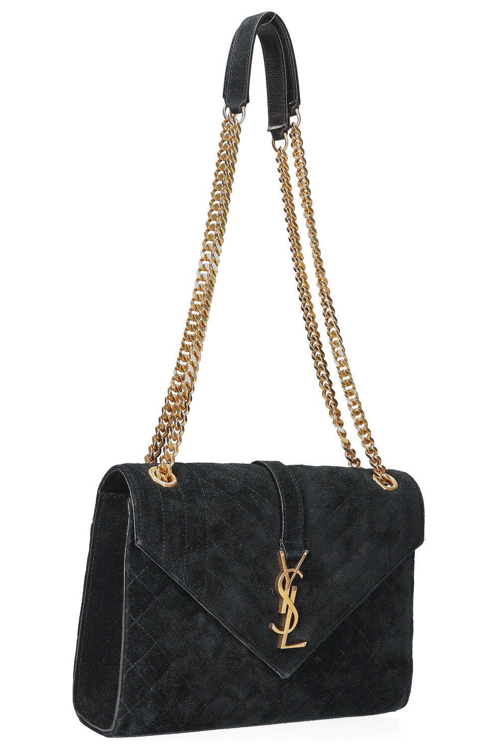 SAINT LAURENT Classic Monogram Envelope Bag Medium