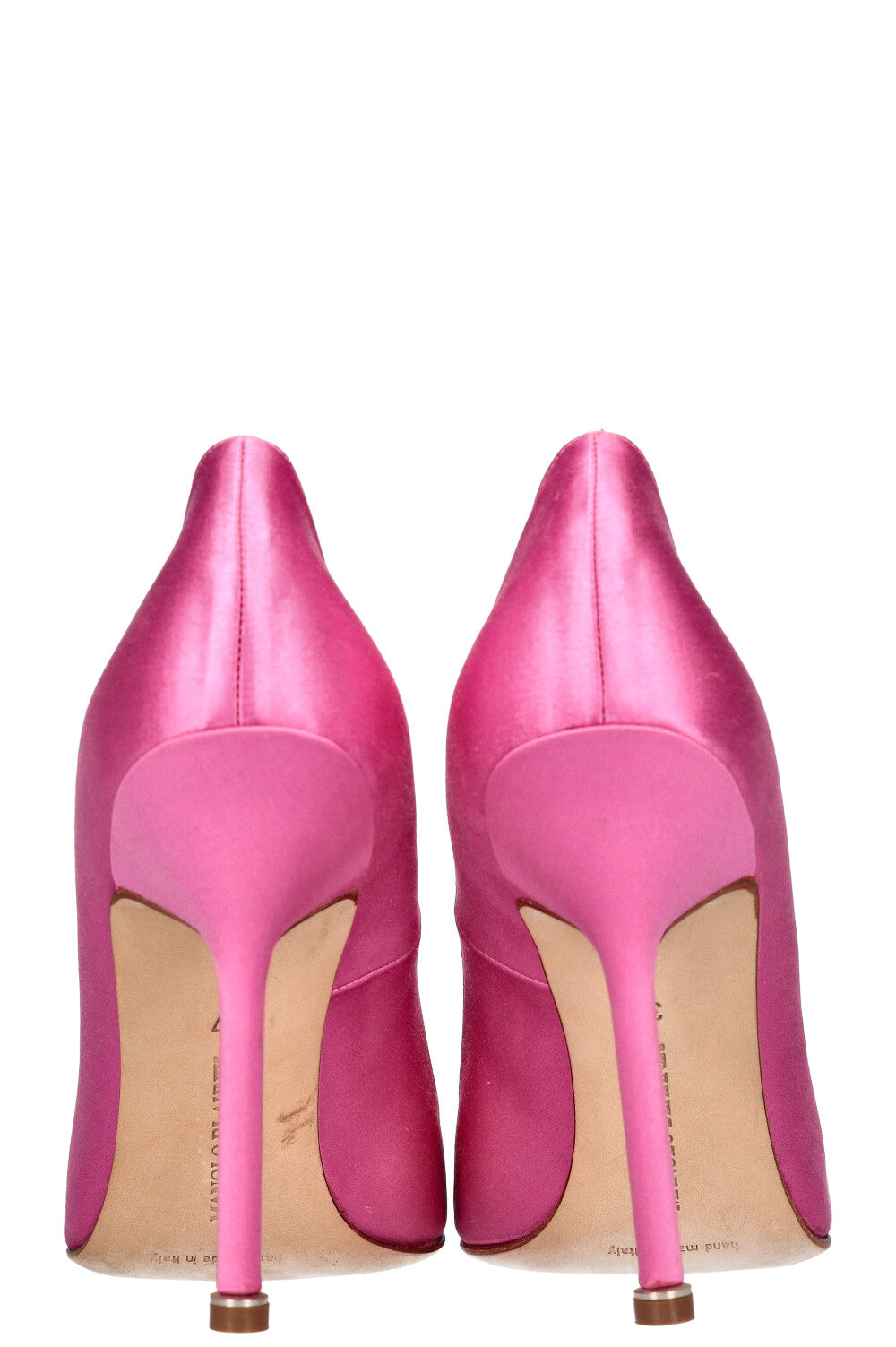 MANOLO BLAHNIK Hangisi Heels Pink