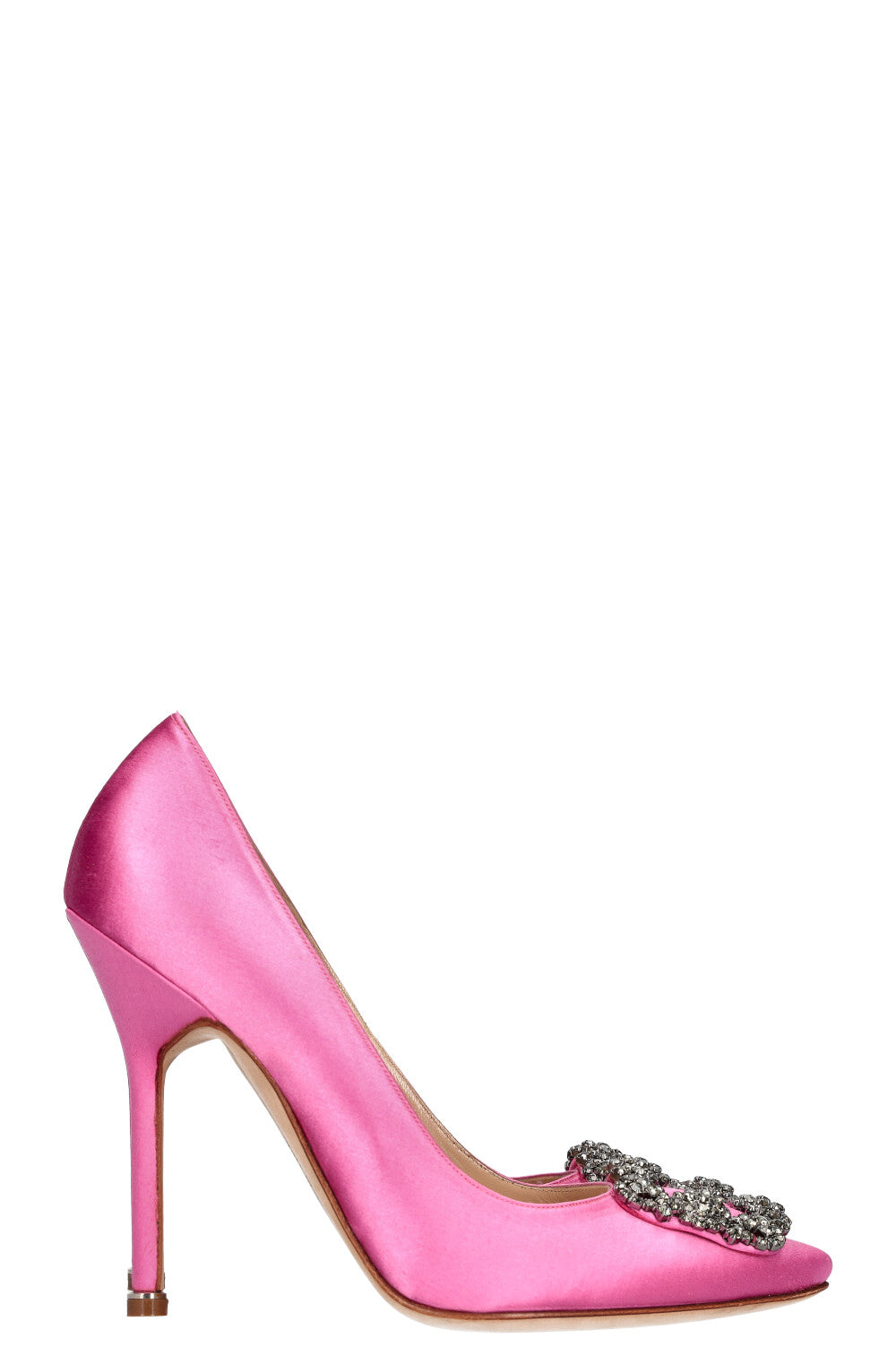 MANOLO BLAHNIK Hangisi Heels Pink