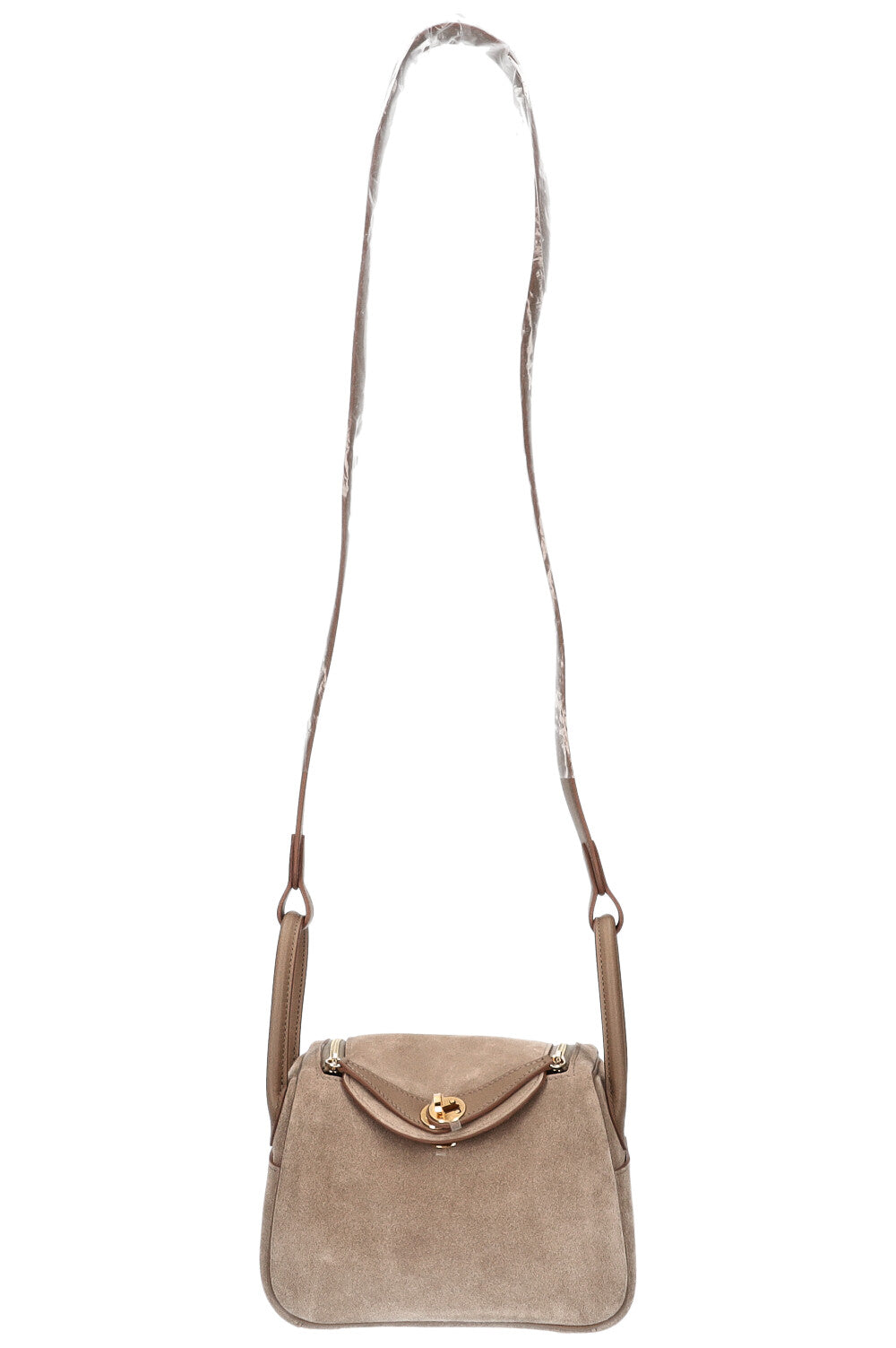 Hermes mini lindy etoupe on sale