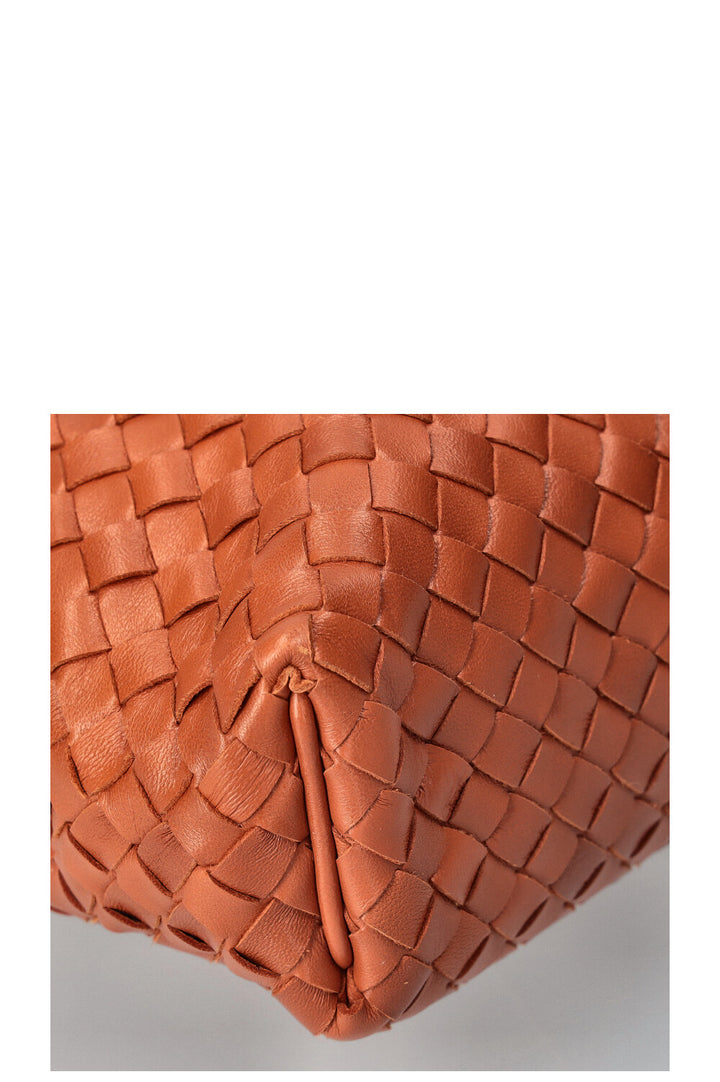 BOTTEGA VENETA The Lauren 1980 Intrecciato Pouch Orange