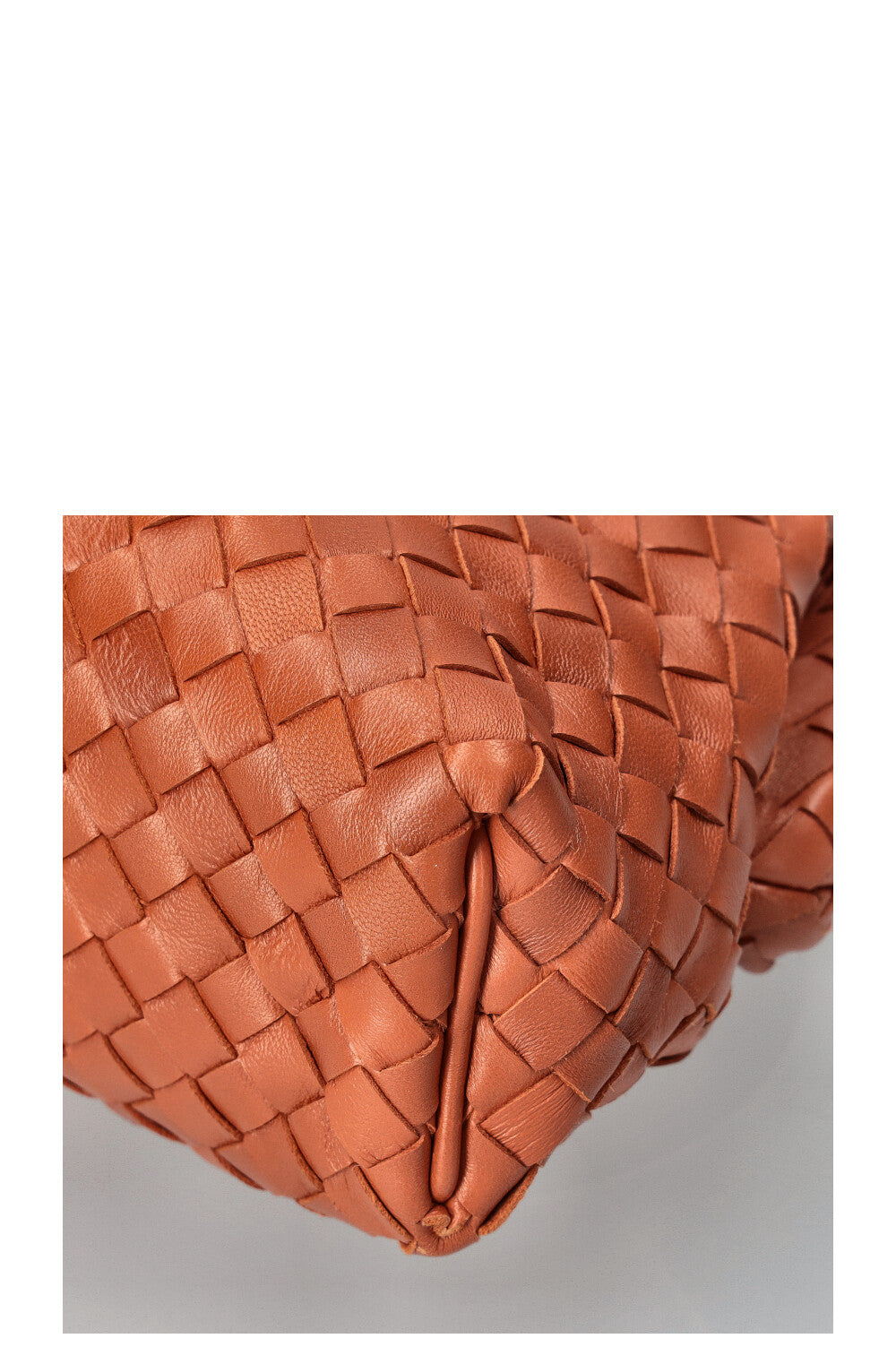 BOTTEGA VENETA The Lauren 1980 Intrecciato Pouch Orange