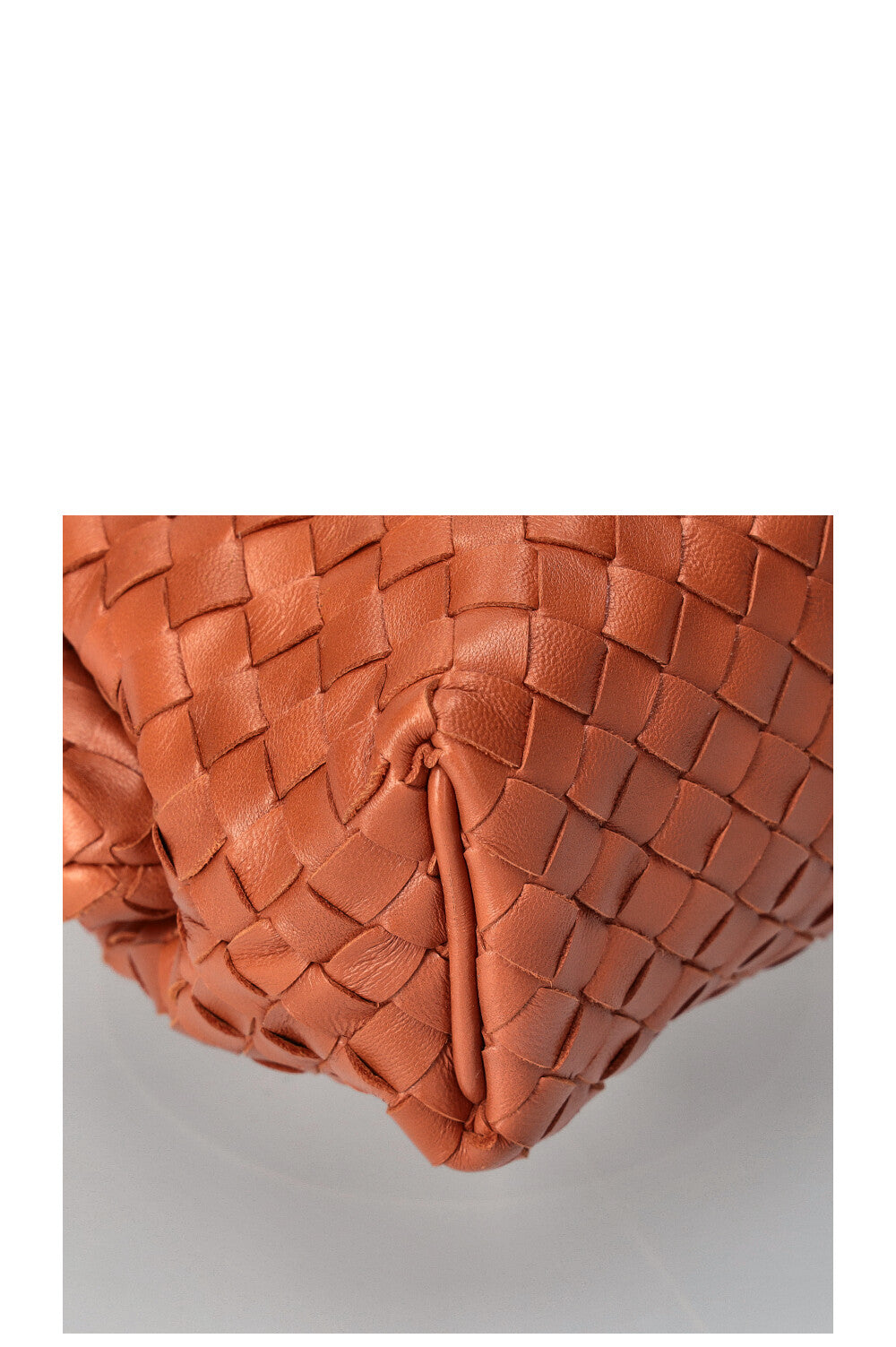 BOTTEGA VENETA The Lauren 1980 Intrecciato Pouch Orange