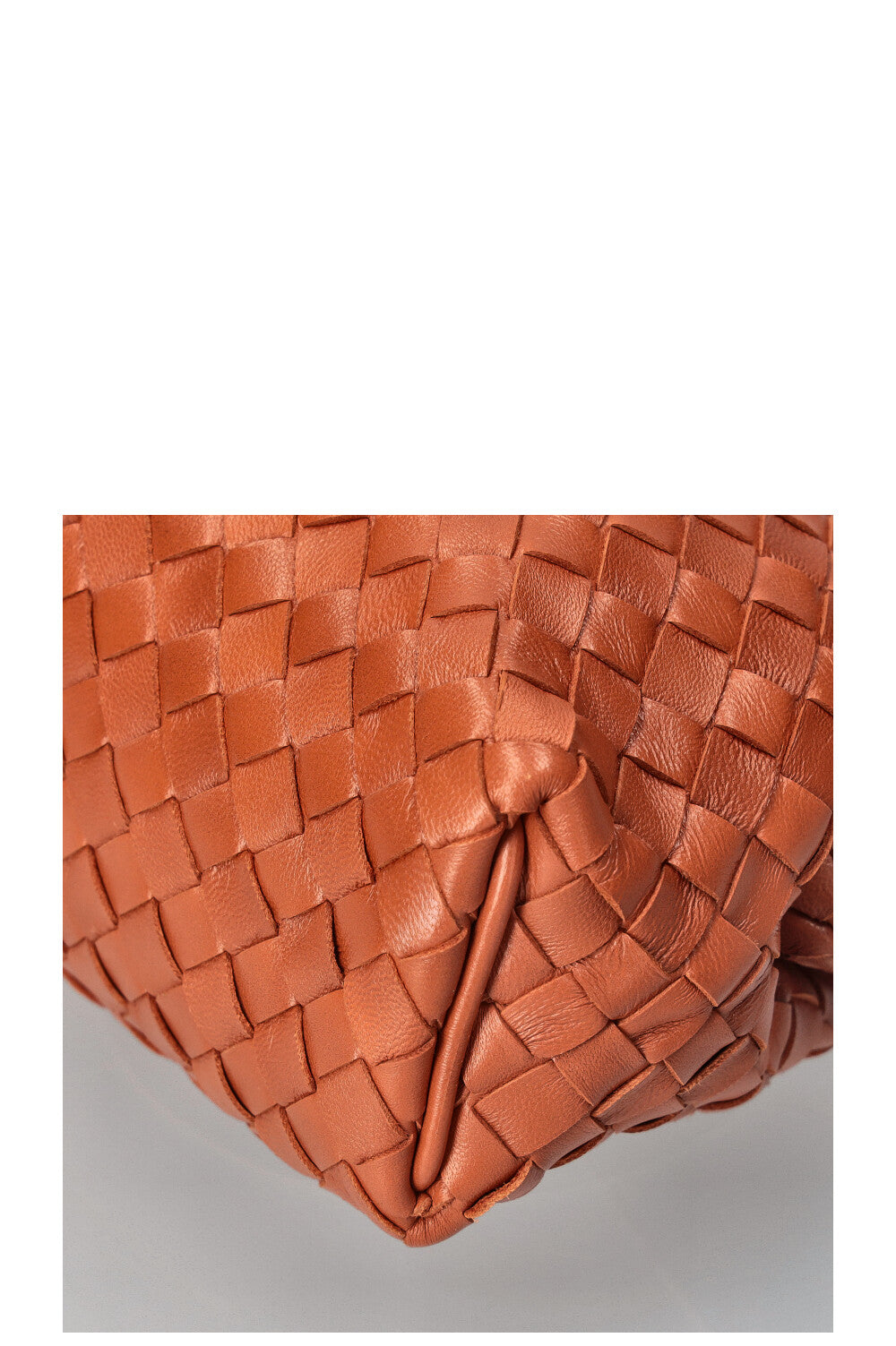 BOTTEGA VENETA The Lauren 1980 Intrecciato Pouch Orange