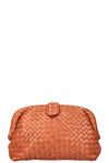 BOTTEGA VENETA The Lauren 1980 Intrecciato Pouch Orange