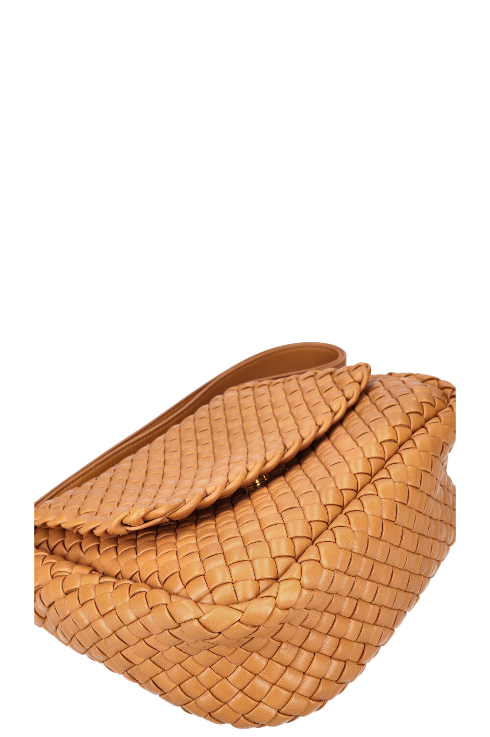 BOTTEGA VENETA Cobble Shoulder Bag Caramel